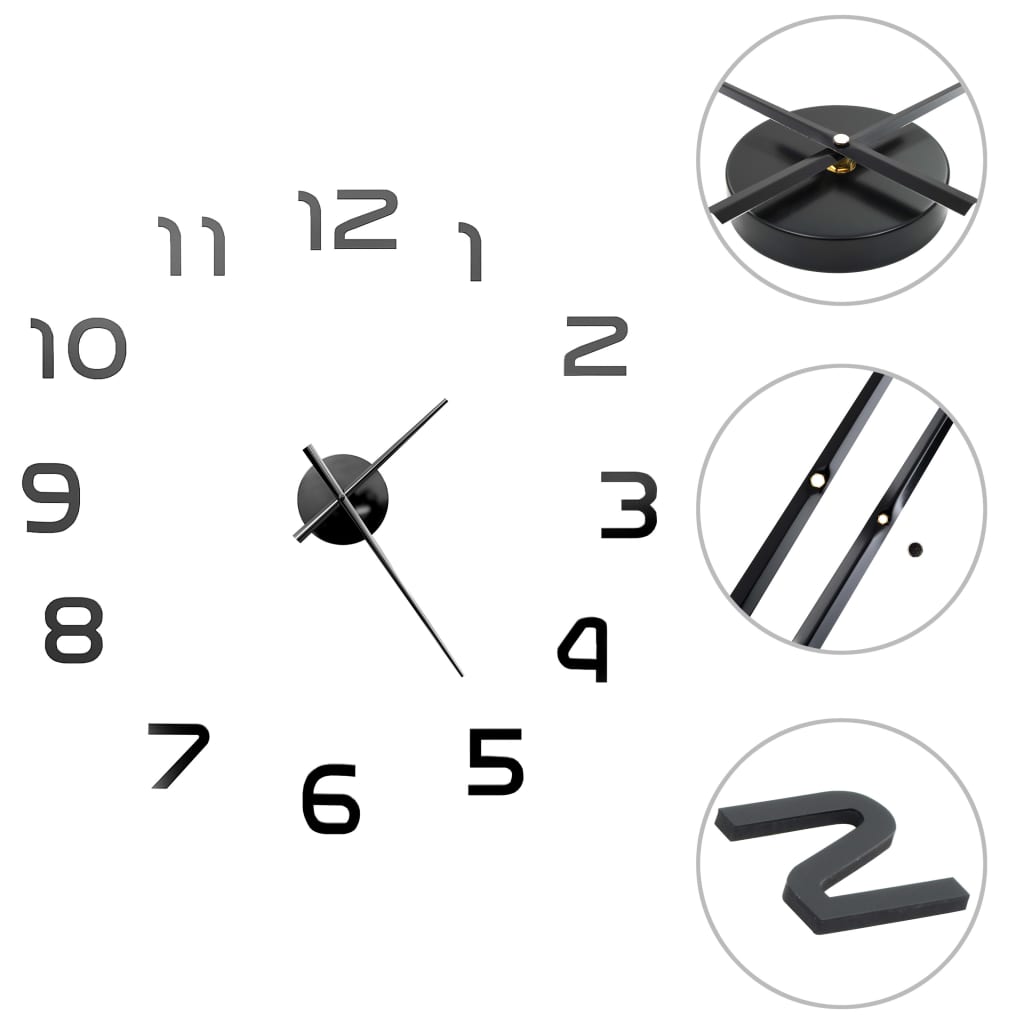 3D-Wanduhr Modernes Design