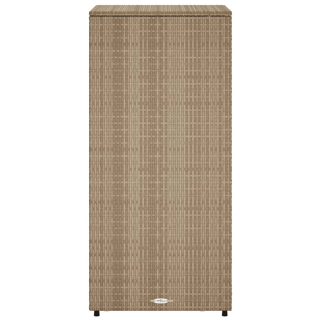 Gartenschrank 50X55X115 Cm Poly Rattan