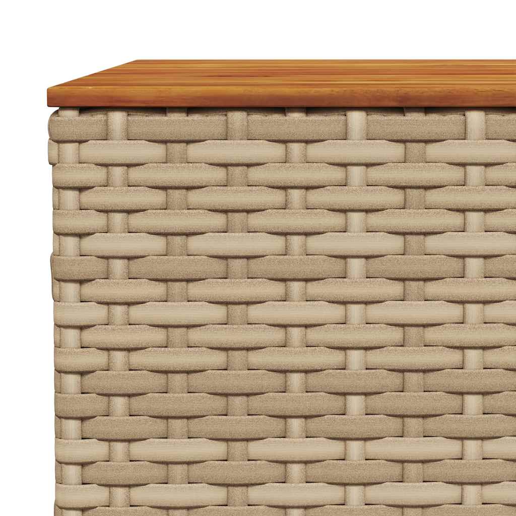 11-Tlg. Garten-Sofagarnitur Mit Kissen Poly Rattan Beige