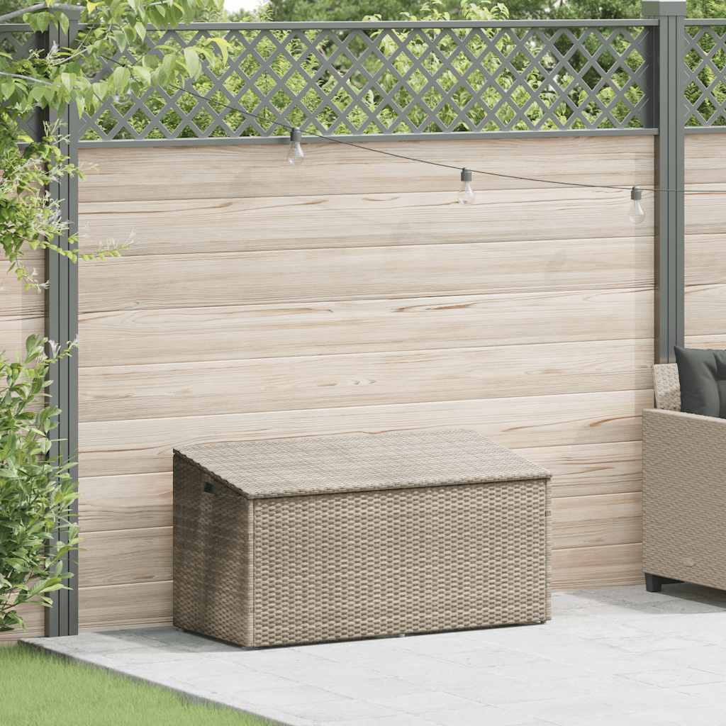 Garten-Auflagenbox Poly Rattan