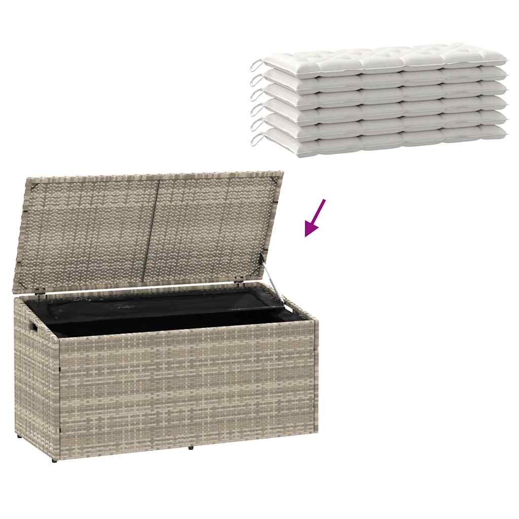 Garten-Auflagenbox Poly Rattan